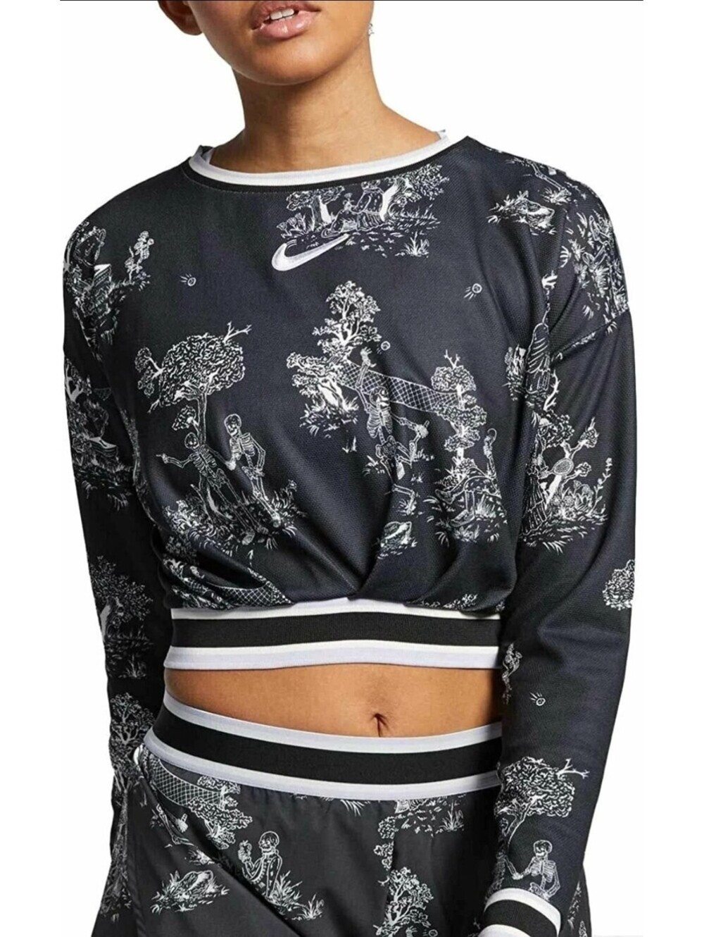 NikeCourt Skeleton Toile Mesh Top XL Naomi Osaka 2019 French Open AO0380-010